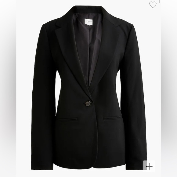 J. Crew Factory Womens One button blazer BO597 Black 10 - Picture 6 of 8